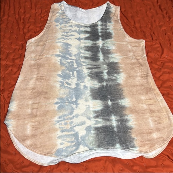Plus Size Tie Dye Tank 3X - Picture 1 of 2